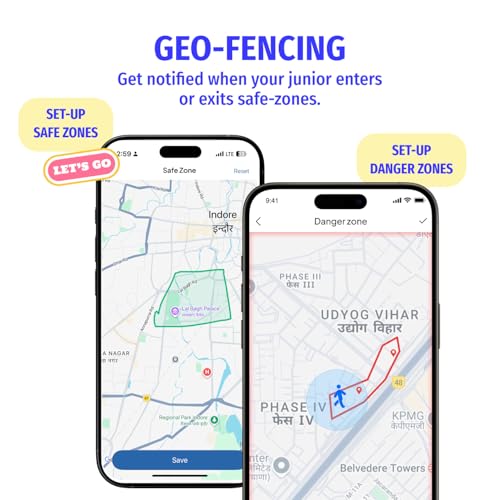 Noise Junior Explorer 2 Smart Watch for Kids with 4G SIM Compatible, 2-Way Video & Voice Calling, Geofencing, Real Time Location Monitoring via Google Maps, IP68, SOS Emergency Alerts (Lava Blast)