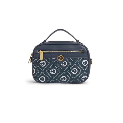 Caprese Florida Small Sling Bag for Women with Adjustable & Detachable Strap for Comfortable Wear | Zipper Closure | Versatile Handbag for Everyday Use, Travel, and Special Occasions (Navy)
