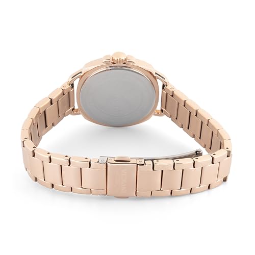 Invicta Lady's Wildflower 32mm Stainless Steel Quartz Watch, Rose Gold (Model: 46343), Rose Gold, Fashion