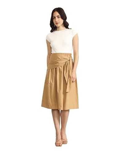 Kazo Countryside Midi Dress (Tan M)