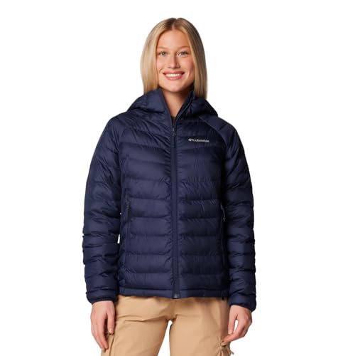 Columbia Womens Powder Lite II Hooded Jacket, Collegiate Navy, M