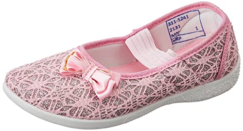 Bubblegummers Girls Slip-on Ballet Flat - Pink (9 UK) (3115241)