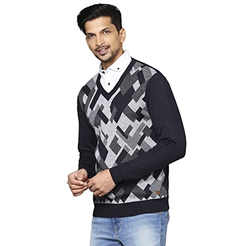 Raymond Dark Blue Sweater (Size: 40)-RMWX01115-B8