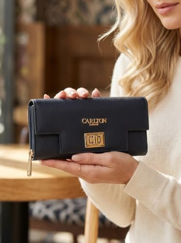 Carlton London Women Wallet,Navy,Free Size