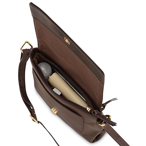 Fastrack Brown Solid Sling Bag for Women