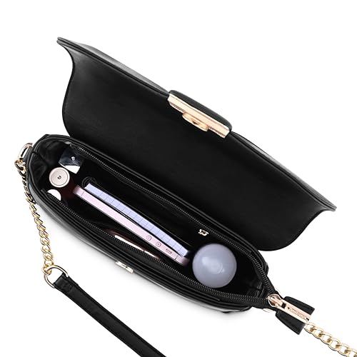 Fastrack Solid PU Zipper Closure Women's Party Sling Bag