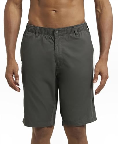 Jockey Men's Straight Fit Shorts (1203_Forest Green_Medium)