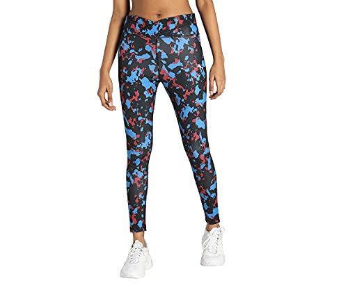 Puma Women's Polyester Modern Sports Printed 7/8 Leggings (85591075 + Xs, Blue, Xs)