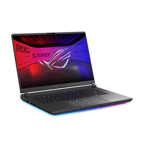 ASUS ROG Strix G16 (2025) Gaming Laptop, 16” ROG Nebula 16:10 2.5K 240Hz/3ms, NVIDIA® GeForce RTX™ 5070 Ti, Intel® Core™ Ultra 9 Processor 275HX, 32GB DDR5, 1TB SSD, Wi-Fi 7, Win11 Home, G615LR-AS96