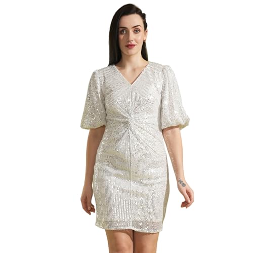 Globus Women Dresses (GS567139_White_S)