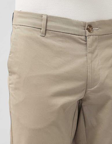 U.S.Polo Association Men's Denver Slim Fit Satin Trousers (USTRO160D_Brown_32)