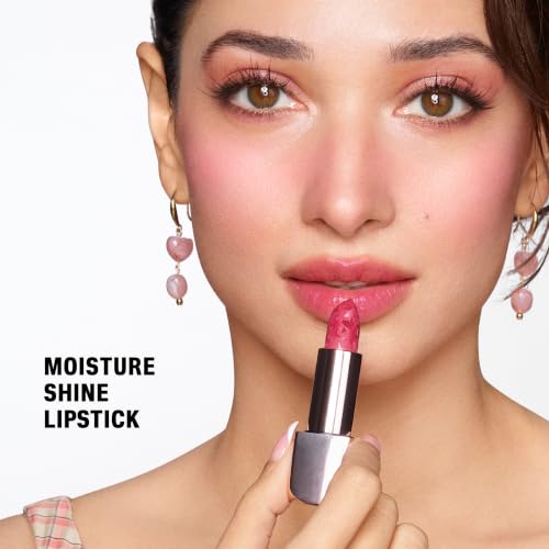 LOVETC Moisture Shine Lipstick, High Gloss Satin, Golden Hour, 4g