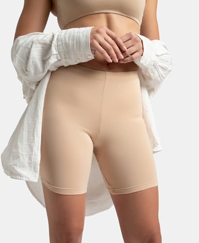 Jockey Women's Super Combed Cotton Elastane Stretch Shorties with Inner Waistband & StayFresh Technology_Style_1529_Skin_L