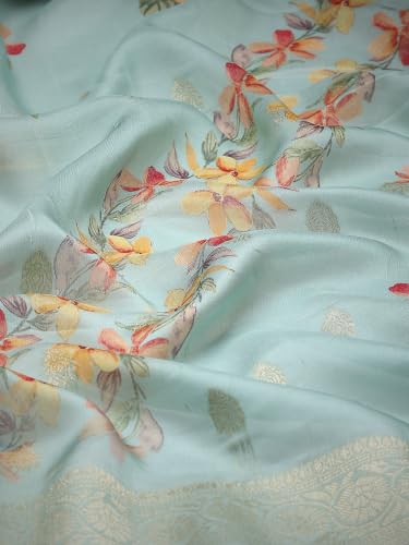 Meena Bazaar Women's Art Silk Saree | Elegant Designer Silk Saree | Soft Lightweight Traditional Ethnic Saree for Wedding, Festival, Party & Special Occasions