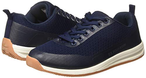 U.S. POLO ASSN. Men's Andre Navy Leather Sneakers-9 UK (2531913479)