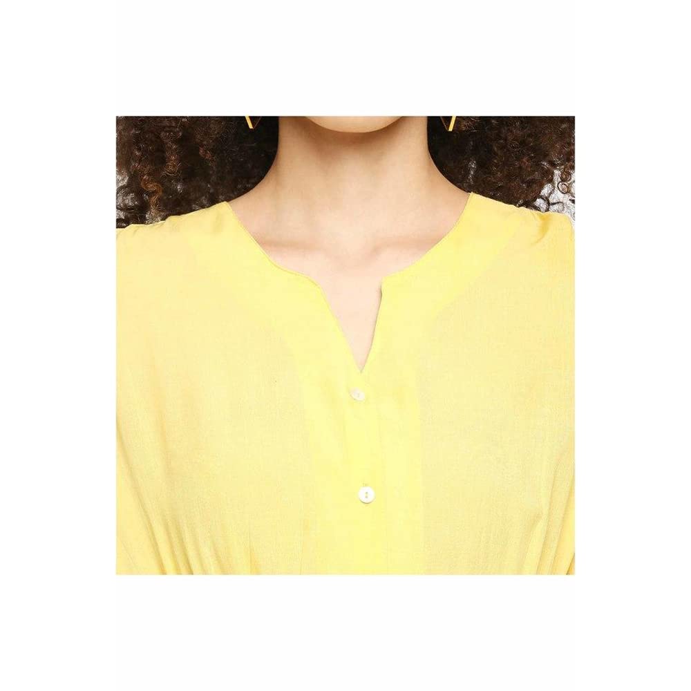 Pepe Jeans Women's Regular Blouse (PL304297_Yellow_M)