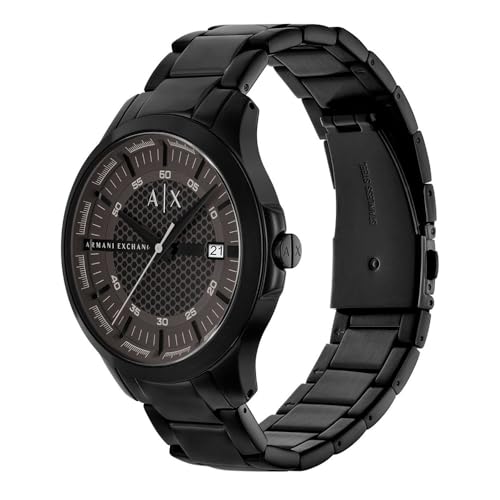 Armani Exchange Black Quartz Stainless Steel Watch AX2464