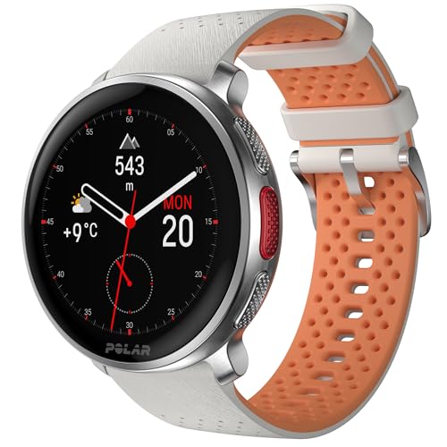 Polar Vantage V3, Sport Watch with GPS, Heart Rate Monitor, and Extended Battery Life, Smart Watch for Men and Women, Offline Maps, Running, Triathlon Watch, Sunrise Apricot