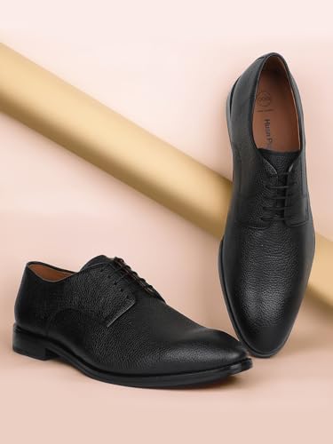 Hush Puppies MESA PDM Laceup, Men's Black Formal Derby Shoes Size- UK- 7