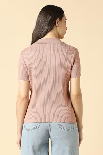 Women Pink Textured Casual Top