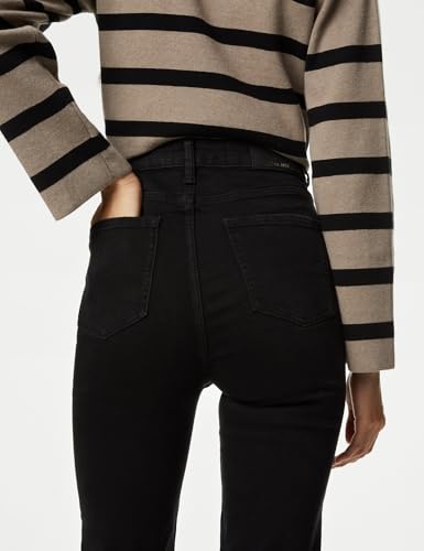 Marks & Spencer Sienna Supersoft Straight Leg Jeans Black
