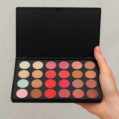 MEGAGA USA Color Explosion Makeup Kit Thirty Vibrant & Neutral Tones in One Sleek Case
