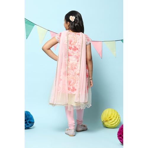 BIBA GIRL PRINTED A LINE KID(KIDCOLOR CR5638_OFF WHITE_9)