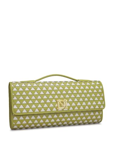 Da Milano Women's Leather Clutch - Green