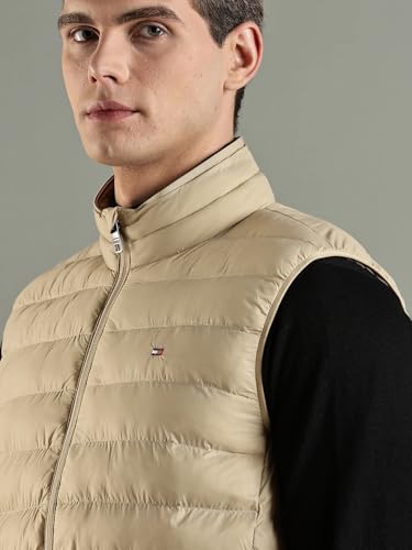 Tommy Hilfiger Men's A-Line Coat (F24HMOT071-XL_Sandalwood