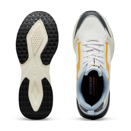 Campus Women's RASSLE Sneakers WHT/ICE.BLU - 7UK/India