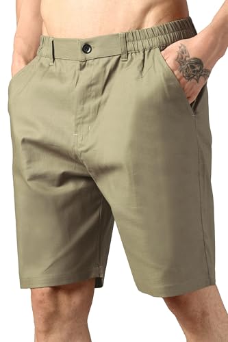 RynoGear Linen Blend Shorts | Shorts Pant for Men | Half Pant For Man