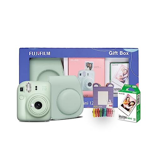 Fujifilm Instax Mini 12 Gift Box with 10 Shots- Green