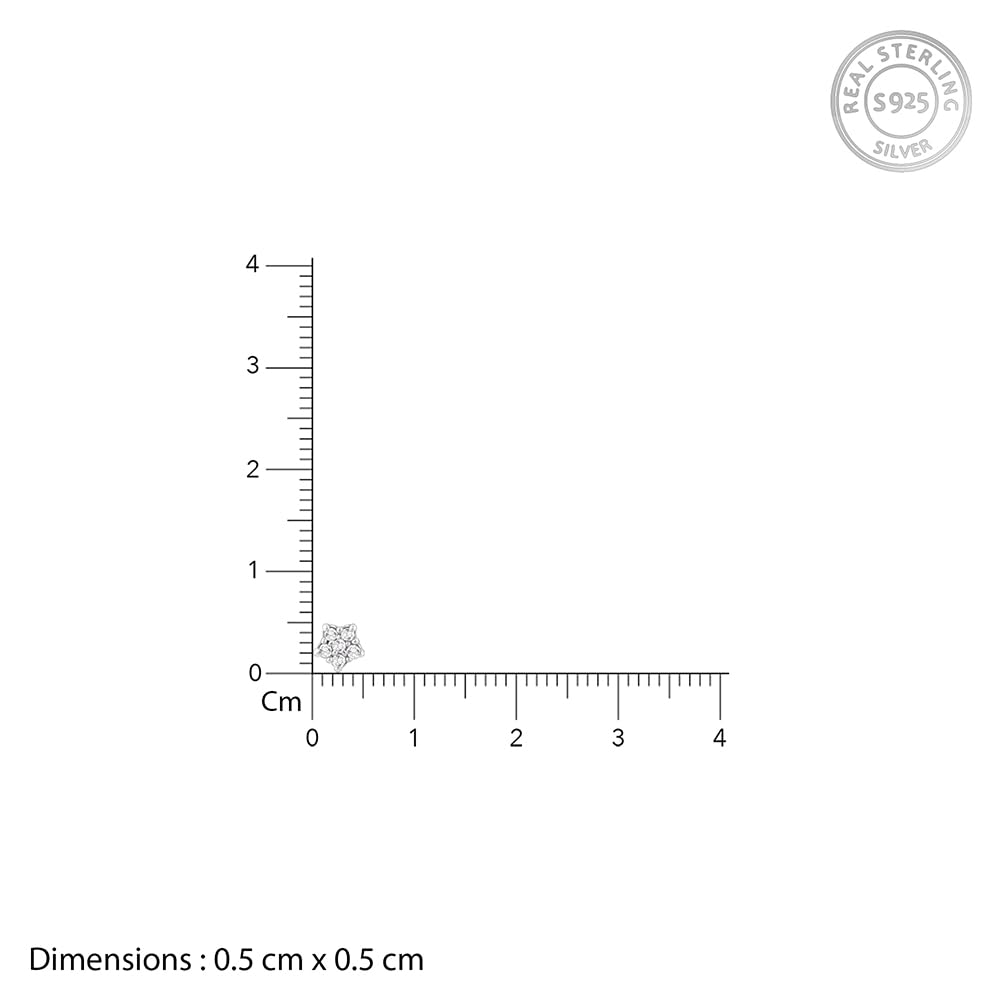 GIVA 925 Silver Zircon Constellation Earrings | Gifts for Girlfriend, Gifts for Women and Girls | With Certificate of Authenticity and 925 Stamp | 6 Month Warranty