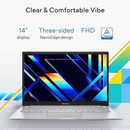 ASUS Vivobook 14 (2026),Intel Core 3 304,Intel iGPU,Fingerprint Reader,8GB DDR5,256GB SSD,FHD,14"(35.5 cm),Windows 11,M365 Basic(1Y),Office 2024,Cool Silver,1.4 Kg,X1404MA-EB320WS,AI Laptop