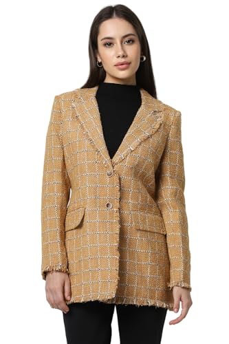 Van Heusen Women's A-Line Coat (VWJKURGFN50798_Orange