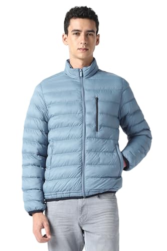 Van Heusen Men's A-Line Coat (VFJKABOFP56955_Light Blue
