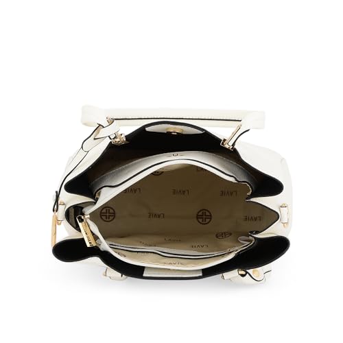 Lavie Luxe Women's Azura Medium 3 compartment Satchel Bag for Women | Satchel Handbag for Work | Ladies purse | Stylish Shoulder Bag | Gift for Women