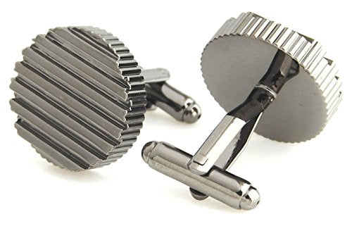 Peluche Grooved Cufflinks for Men