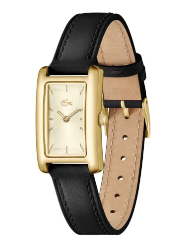 Lacoste Croisette Qtz Basic Gold Rectangle Dial Women's Watch- 2001524
