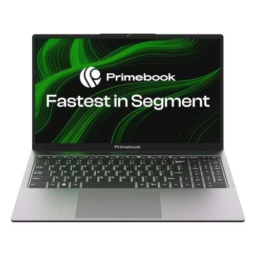 Primebook 3 Max (2026) AI Laptop | 8GB RAM, 128GB Storage | 15.6-Inch FHD IPS Display | MediaTek Genio 720 | PrimeOS (Android) | Up to 12H Battery | Backlit Keyboard, PrimeOffice, Metal Cover (Gray)