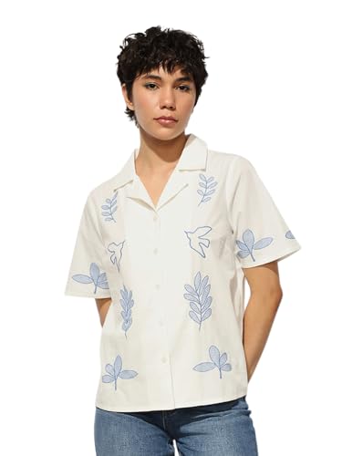 ONLY Women's Regular White Shirt