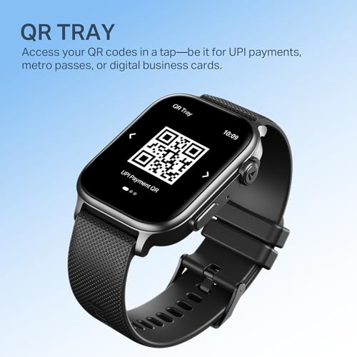 boAt New Launch Storm Infinity Max, 20 Days Maximum Battery, Biggest Battery Capacity Ever! 2.01" (5.1cm) Display, Functional Crown, AI Nudges, BT Calling, Smart Watch for Men & Women (Active Black)