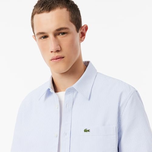 Lacoste Men's Regular Fit Shirt (CH5624_Blue