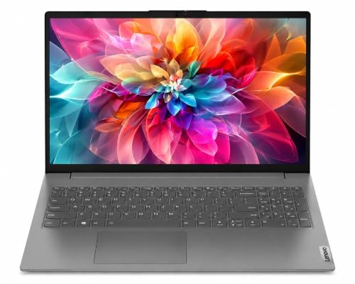 Lenovo V15 G6 Performance Laptop, AMD Ryzen 7 170, 24GB DDR5 RAM, 512GB NVMe SSD, 15.6-inch FHD Anti-Glare Display, Radeon Graphics, Windows 11 & MS Office 2024, Wi-Fi 6, Luna Grey