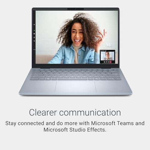 Dell DB14250 14" (35.56 cm) AI Laptop Intel Core Ultra 5 226V Processor, 16GB RAM, 512GB SSD, ARC Graphics, 2.5K Display, IPS ComfortView Plus, 300nits. Backlit KB, FPR, Win 11, Thin & Light, Ice Blue