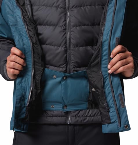 Columbia Men Teal OmniHeat Reflective Whirlibird V Interchangeable Jacket, L
