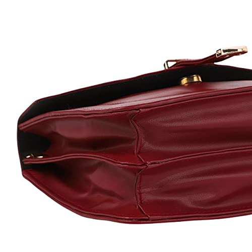 ACCESSHER stylish trendy Maroon Solid Sling Bag for girls and women