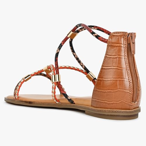 Aldo Oceriwenflex Women's Orange Flat Sandals