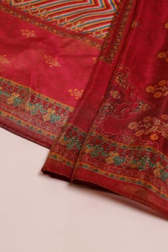 Soch Women's Shimmer Salwar Suit Set (RSD-EWA5CD22465_Fuchsia