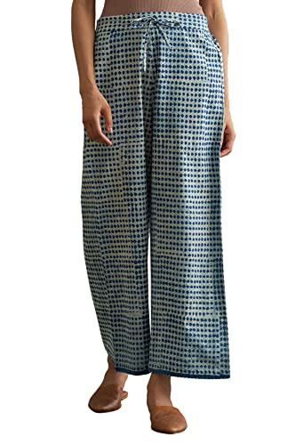 Folksong Pure Cotton Strechable Parallel Pants for Women | Pure Cotton Parallel Pants for Women | Trousers for Women | W for Woman